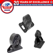 Motor & Trans Mount Set 3PCS Compatible for 1990-1994 Mitsubishi Eclipse 2.0L