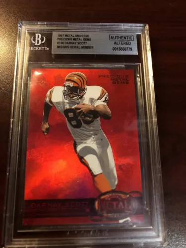 1997 METAL UNIVERSE PRECIOUS METAL GEMS RED PMG #138 DARNAY SCOTT BGS AUTHENTIC