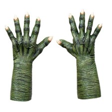 Ghoulish Productions Evil Witch Hands Green Halloween Costume Cosplay