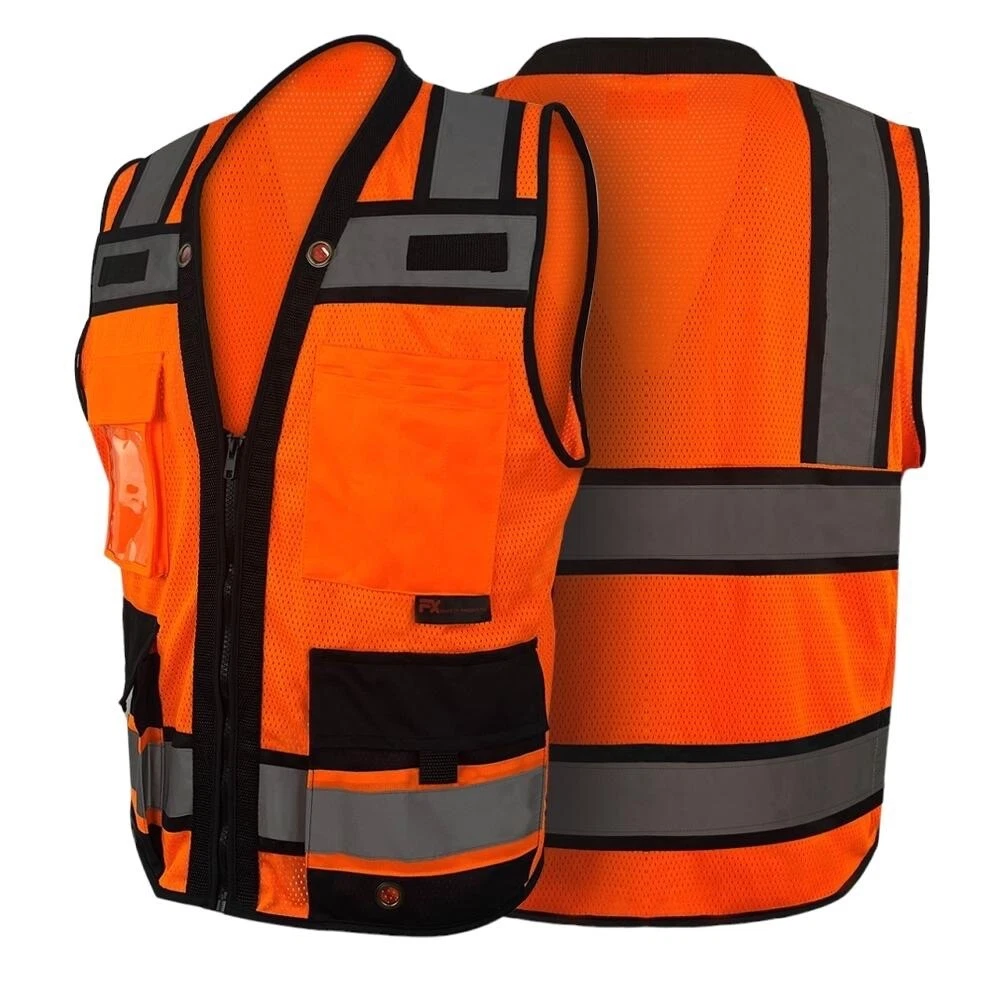Surveyor Hi Viz Safety Vest With Plan Pocket - product detail image 4