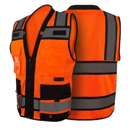 Surveyor  Hi Viz Safety Vest With Plan Pocket image 4