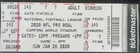 NFL 2020 PRO BOWL TICKET 2 AFC NFC FOOTBALL FROM ORLANDO
