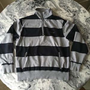 mens black zip jumper