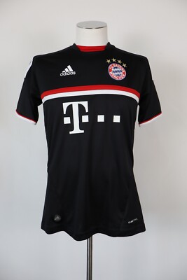 Adidas FC Bayern Monaco Trikot Fußball Junge Größe 16Y T-Shirt Soccer Man Jersey