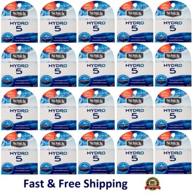 Schick Hydro 5 Razor Blades Men Refills Cartridges Fits Power Unboxed