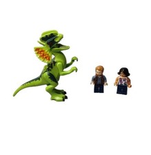Lot of 3 Lego Jurassic World Minifigures Dilophosaurus, Sammy  Owen