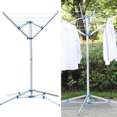 Portable Rotary Washing Line Freestanding Airer Minky Portable