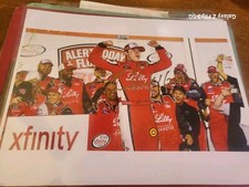 Ryan Reed NASCAR  Signed 8 X 10 Photo Of Xfinity Win In Lilly Diabetes #16 Car
