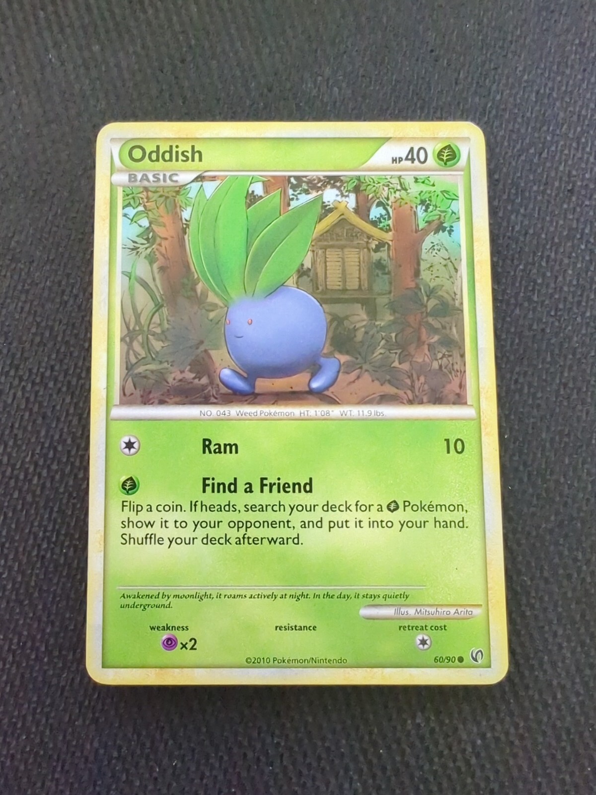 Pokémon TCG Oddish HS-Undaunted 60/90 Regular Common