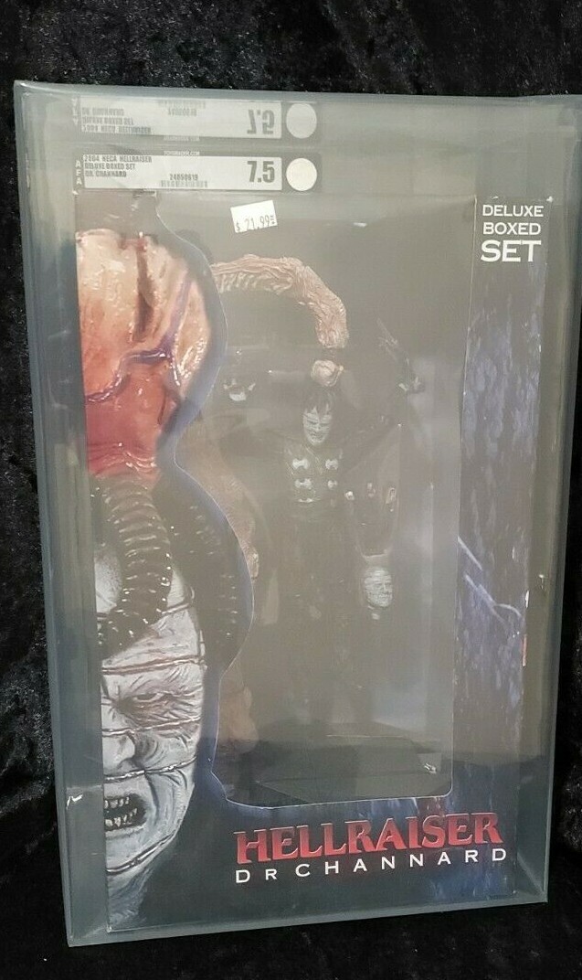 AFA GRADED 7.5 NECA Toys Hellraiser Deluxe Set Dr. Channard