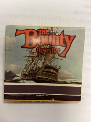MGM Grand Hotel Reno  The Bounty Oyster Bar  Vintage Matchbook