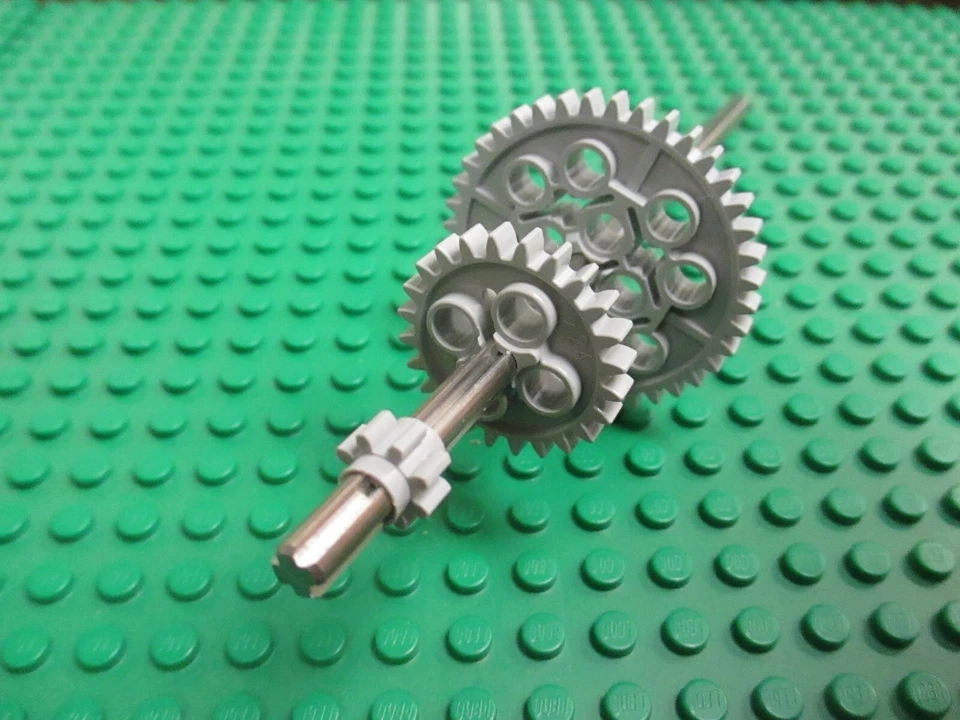 Stainless steel "X" axle, 19 units long, 6" inch. For lego construction kits. - Image 2 of 2