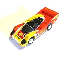 TOMY TURBO AFX PORSCHE 962 1989 17 SHELL AURORA HO SLOT CAR RUNS GREAT 