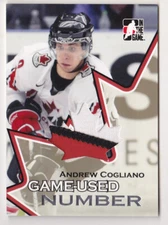 07-08 ITG Andrew Cogliano /20 NUMBER Going For Gold World Junior 2007
