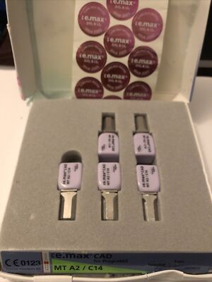 IPS e.max CAD MT A2 CEREC/inLab (HT) Hochtransluzenz Blöcke Größe C14 5er-Pack