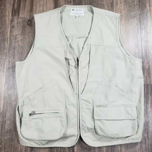 Columbia Sportswear Tan Vest 100 