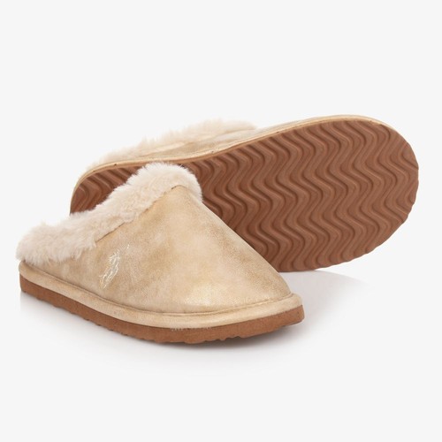 POLO RALPH LAUREN Girls Gold Metallic 