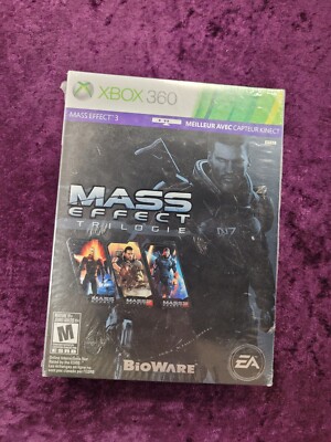 Mass Effect Trilogy (1,2,3) Xbox 360 Brand New/Sealed NTSC French