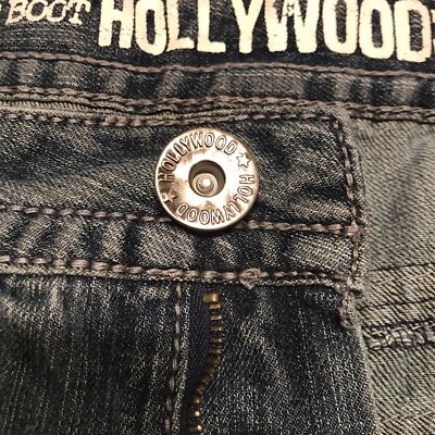 HOLLYWOOD JEAN HOLLYWOOD The Jean People Medium Wash Low Boot Blue Jeans  main image 3