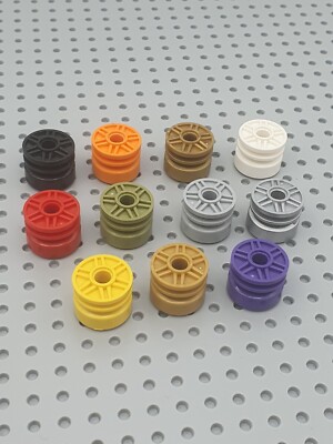 LEGO  4x Felge 18mm D. x 14mm Technic Pin  - 55981/20896 - versch. Farben
