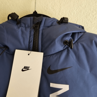 Nike Sportswear Hybrid Puffer Jacket Men's XL Blue Synthetic-Fill