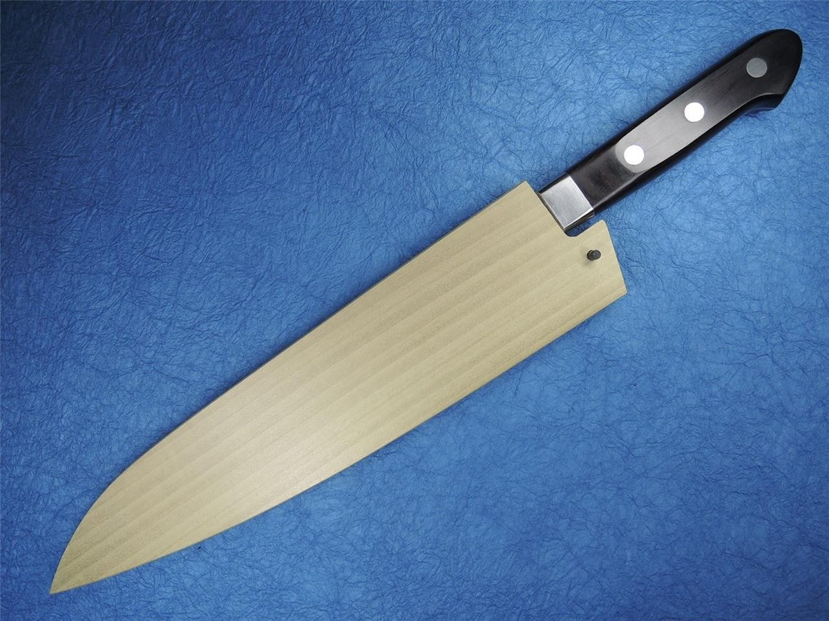 Ashi Hamano Ginga White Steel Gyuto 240mm with Saya Japanese
