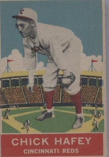 1933 PX3 Double Header Pins Chick Fullis Blue Background PSA 7