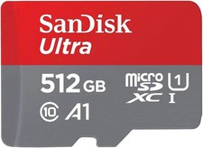 SanDisk Ultra 512GB Micro SD SDXC C10 A1 UHS-1 4K HD 120MB/s Memory Card - New