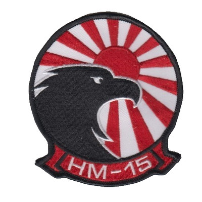 HM-15 BLACKHAWKS COMMAND RISING SUN CHEST PATCH