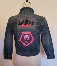 Childrens Place Denim Jacket 7/8 Boys Hand decorated Unisex Streamwash Color