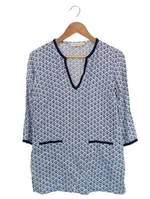 TORY BURCH Tunique-blouse Dames Blouse T EU 34 bleu-rouge-blanc - Photo 1/4