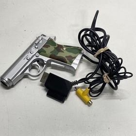 Panther II Time Crisis Light Gun PlayStation Saturn Guncon PT-903 Untested