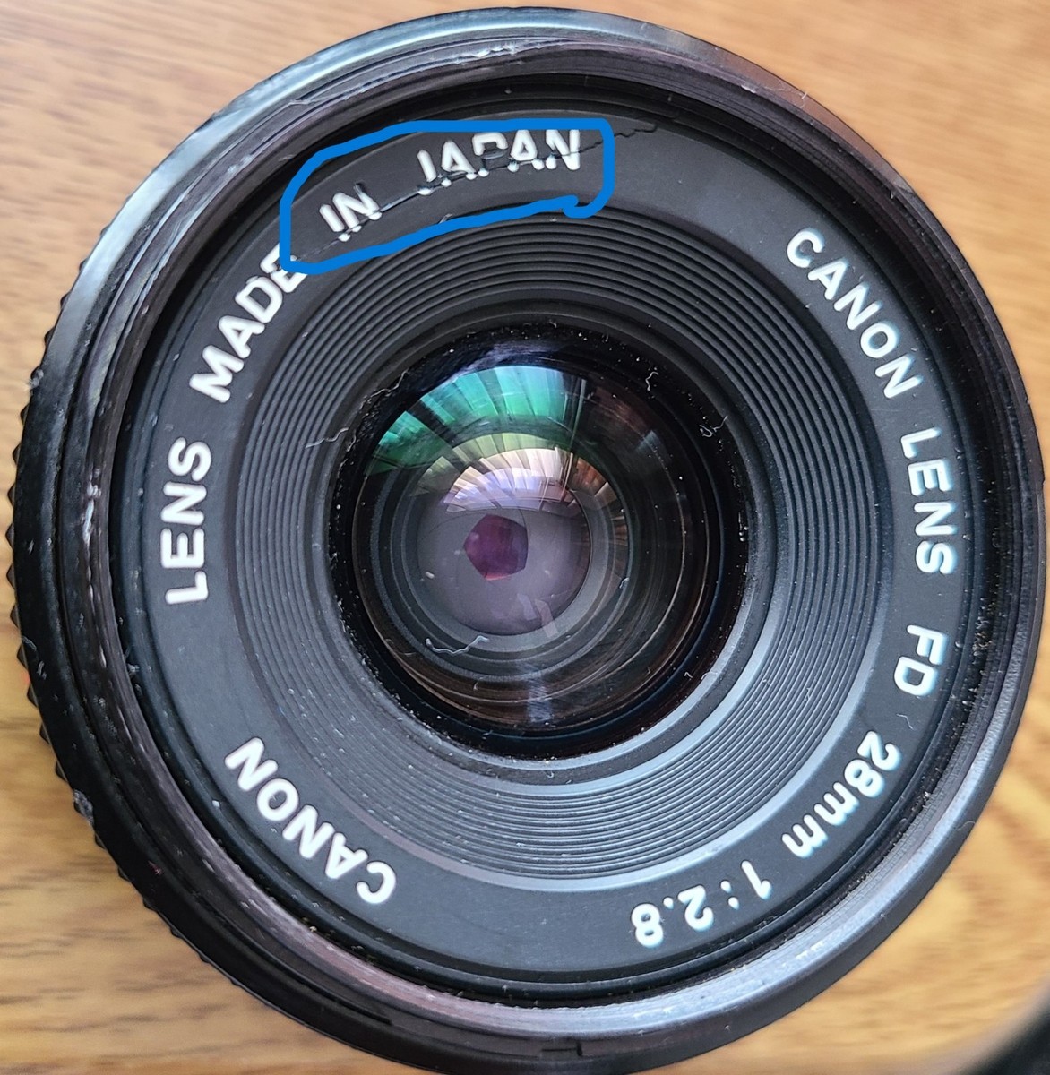 Canon NFD FD 28mm f/2.8 MF Lens VG+ No. 216756 Working | eBay