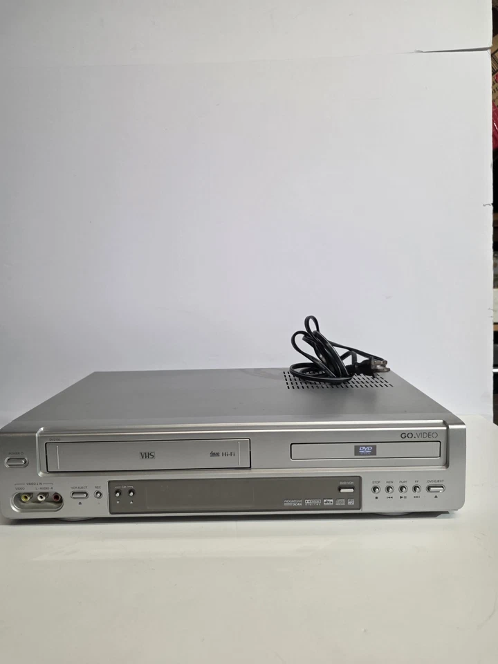 Go Video DV2150 Reproductor Combo de DVD VCR Video Cassette Grabadora con Control Remoto y Cable AV Foto 2 de 4