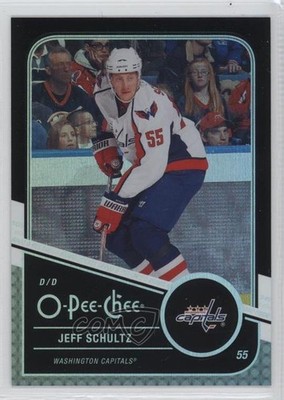 2011-12 O-Pee-Chee Rainbow Foil Black Border 48/100 Jeff Schultz #463 2a8