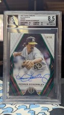 2021 Topps Tribute - Tribute Autographs Dennis Eckersley #TA-DE Green /99 (AU)
