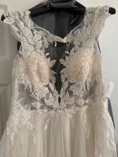 galina signature ivory wedding dress size 10