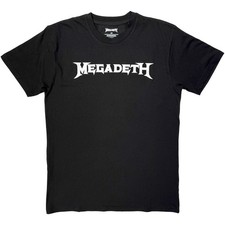 Megadeth - Logo Mono - Black t-shirt