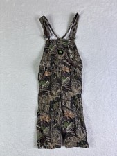 John Deere Bib Overalls Kids Size 3T Boy's Mossy Oak Break Up Country Camo
