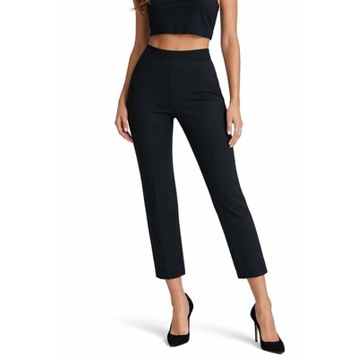COMMANDO Neoprene CEO Cigarette Pants Black Zip Back NEW L