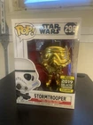 Funko Pop 2019 Galactic Convention Exclusive Star Wars Chrome Stormtrooper #296