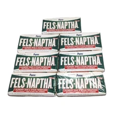 Lot of 7 Purex Fels-Naptha Soap Laundry Bar & Stain Remover 5oz  New Sealed Bars