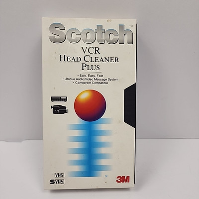 Scotch 3M VCR Head Cleaner Plus