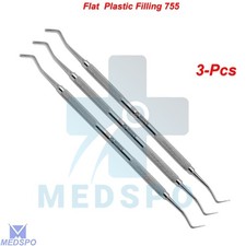 Dental Plastic Filling 755 Double Ended Root Canal Amalgam Composite Instruments