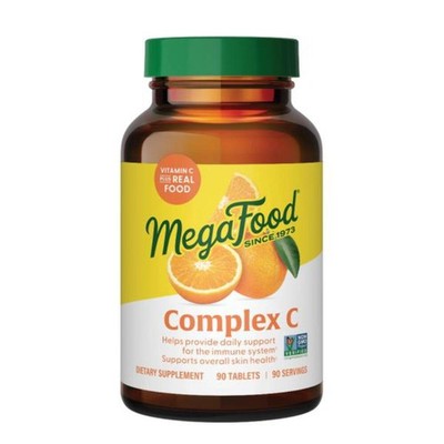 2/27 MegaFood Complex C - Vegan Immune Support Supplement with Vitamin C 250 mg,