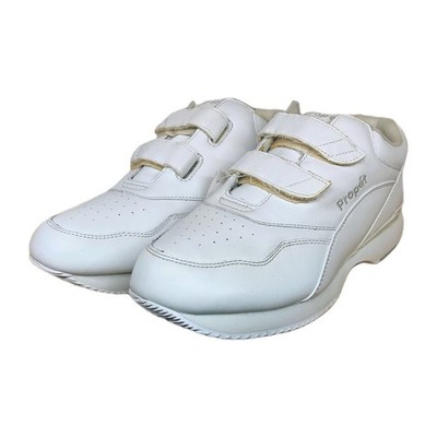 Propet Tour Walker Women's Shoes White Leather Walking Sneakers Strap Size 9.5 B
