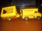 Vintage Ryder Truck And Tonka Pop Up Tent Trailer