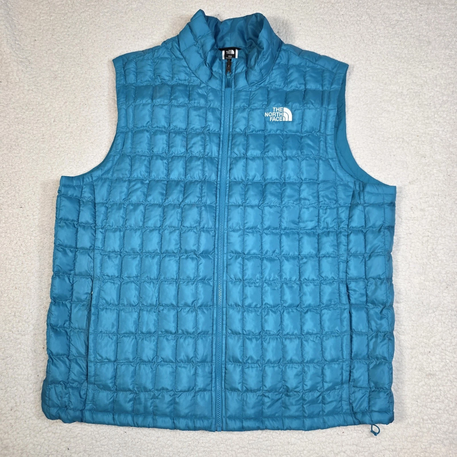The North Face Men’s ThermoBall Down Puffer Vest Dusk Blue Size XXL Quilted
