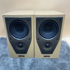 Mission M71 Bookshelf Speakers (Pair) 2-Way 8ohms 75W Beech Wood *Working*