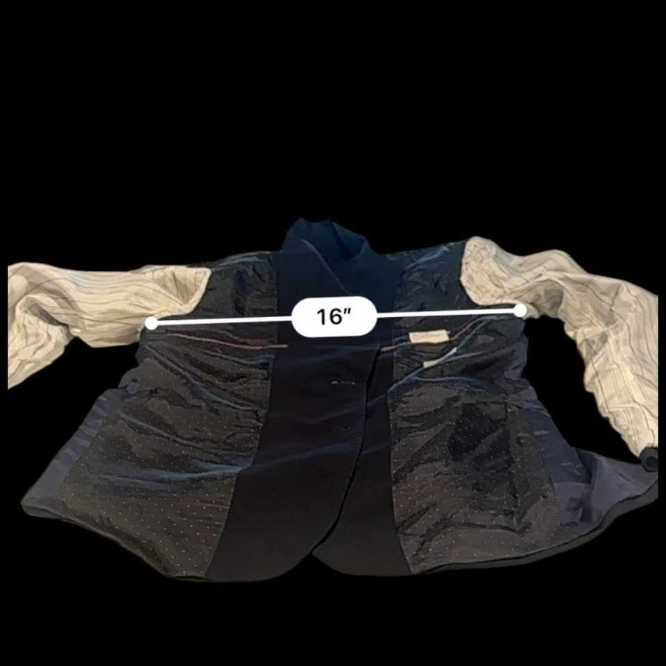 Paul Smith Mens Soho Fit Tailored Suit Jacket 38R Black Business Luxury Italy - Image 3 of 4